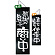 ブラック木製サイン (大) (3965) 感謝の気持ちで商い中/真心込めて仕度中