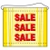 店内タペストリー ヨコ長 W600×H520mm (4342) SALE