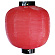【二尺丸】無地ちょうちん (9061) 赤