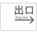 出口/右矢印/ホワイト