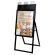 ポスターグリップスタンド看板パンフレットケース付(屋外用) A2サイズ 規格:片面 ブラック (PGSKP-A2KB-G)