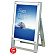 A3ポスター用小型スタンド看板プチ 規格:A3縦 片面 ホワイト (PSSK-A3TKW)