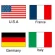 国旗シール Italy (22-2503*)