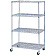 ワイヤーラック 4段 （H1590） W1212 キャスター付