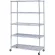 ワイヤーラック 5段 （H1890） W1212 キャスター付