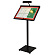開閉式LEDメニューライトスタンド ML-61 カラー:ブラック (ML-61-B)