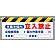ワンタッチ取付標識 作業半径内立入禁止 横長500×900mm (342-24)
