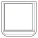 ポケット胸章 60×60 白 安全ピン＋ワニ口クリップ付き (368-121)