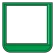 ポケット胸章 60×60 緑 安全ピンのみ (368-14)