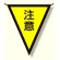 三角旗 注意 (300×260) (372-42)