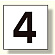 高所作業車標識 カッティング文字 4 (465-15)