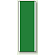 緑無地 短冊型標識 (タテ) 360×120 (811-38)