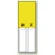 差込式指名標識 150×50 黄無地 (814-12)
