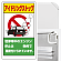 アイドリングストップ県名無地板 (3WAY向き) 構内標識 アルミ 680×400 (833-291A)※標識のみ