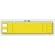 黄無地 ファスナー付腕章 (差し込み式) 90×420 (848-40A)