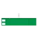 ファスナー式腕章 クリップタイプ 緑 (848-57)