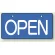 バルブ開閉表示板 ヨコ型 OPEN 60×120 5枚1組 (856-36)