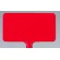 カラーサインボード横型 赤無地 (871-75)