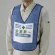 両面表示付ベスト 安全第一 青 (873-90BL)