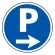 (サインタワー同時購入用)上部標識 P→ (887-702R)