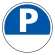 (サインタワー同時購入用)上部標識 P＋空白 (887-703)