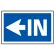 下部標識 ←IN (サインタワー同時購入用) (887-741L)