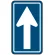 道路標識 (構内用) 一方通行 アルミ 縦型 (894-20)