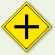 警告標識 十形道路交差点あり (894-30B)