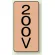 200V