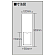■差込式指名標識 寸法図