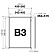 ■B3サイズ寸法図