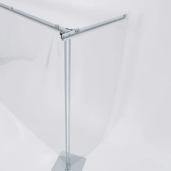 スタッキング式卓上パーテーション 4358 高さ900mm ビニール寸法1830×915mm
