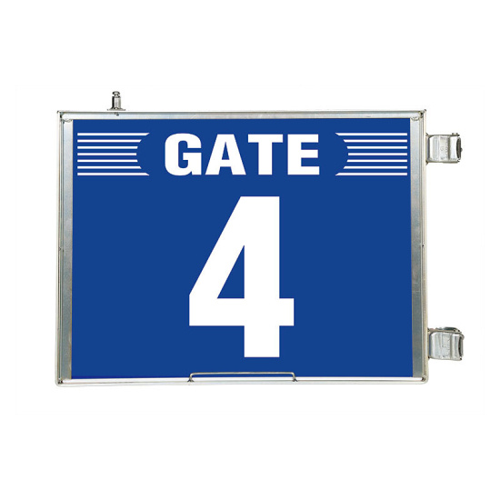 Gate4 GATE4 突出し式ゲート標識 (305-84) | 安全用品・工事看板通販のサインモール