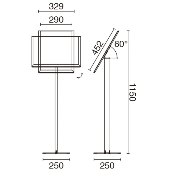 スナップ案内板 A3