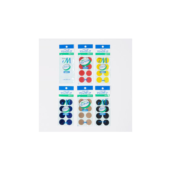 マジックテープ 丸 レッド (13018RED)