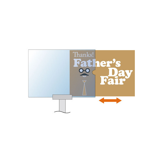 ■両面の掲示できるタイプ