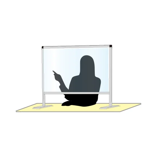 ■アクリルガード(通常タイプ) 使用イメージ