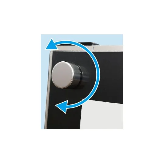 PSSK ポスター用スタンド看板 B2ヨコ ブラック/シルバー 両面 (PSSK-B2YRB)