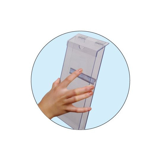 ■パンフレット配布に便利なケース付き