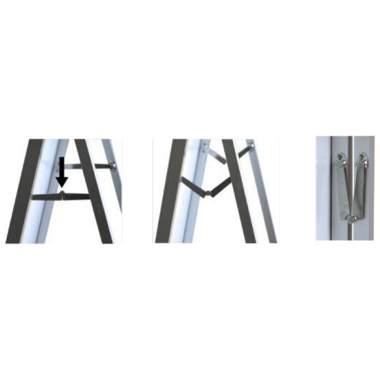 ポスター用スタンド看板パンフレットケース付 B1 ブラック 両面 (PSSKP-B1RB-G)