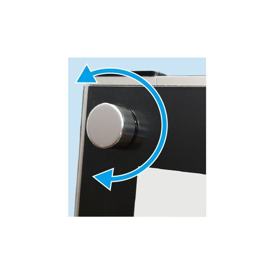 PSSK ポスター用スタンド看板 A3(ハイタイプ) ホワイト/シルバー 片面 (PSSK-A3THKW)