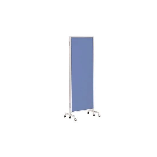 三ッ折可動式パーティション (クロス) ブルー (43103BLU)