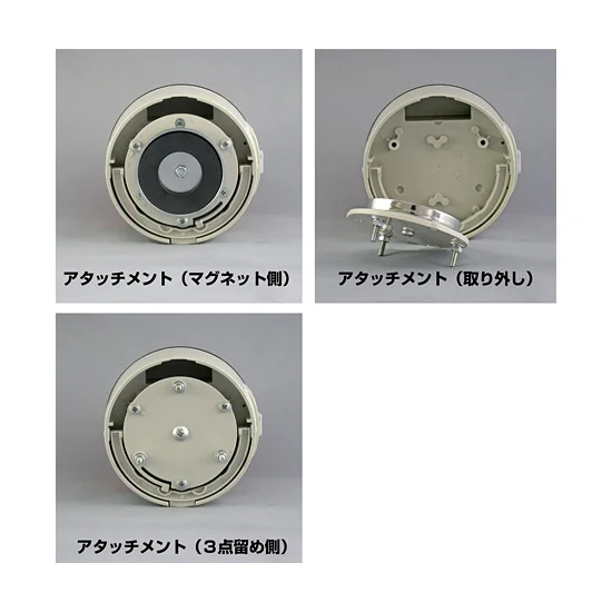 電池式LED回転灯 ニコカプセル Φ118 緑 点灯方式:自動 (VL11B-003BG)