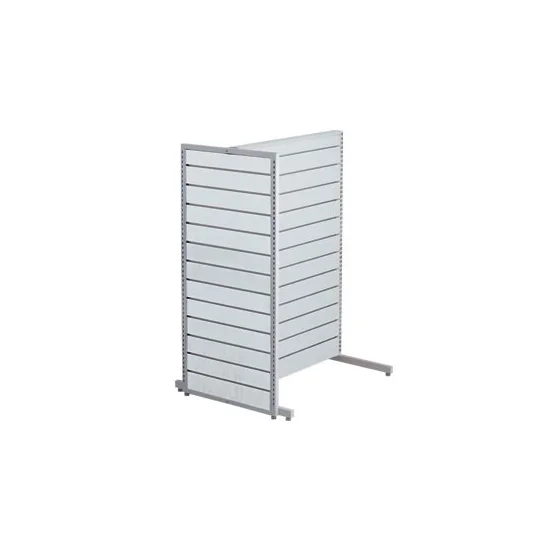 ニュースロットウォール中央両面用エンドパネル ホワイト