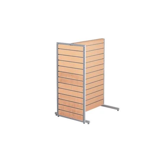 ニュースロットウォール中央両面用エンドパネル ホワイト