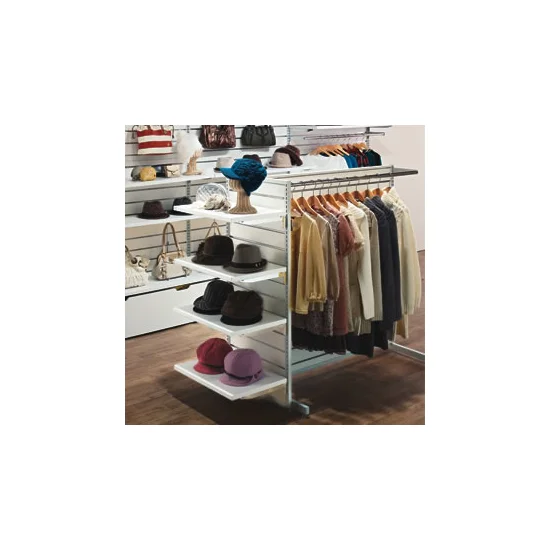 ニュースロットウォール中央両面用エンドパネル ホワイト