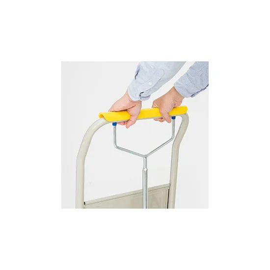 静音樹脂台車 ハンドブレーキ付 小