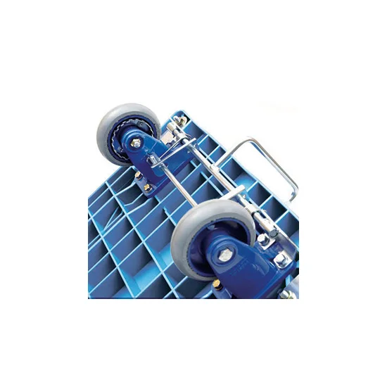 静音樹脂台車 ハンドブレーキ付 小