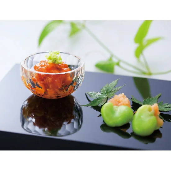 和食器の和心: クリスタル珍味入(小) (W26738) - ガラス小鉢