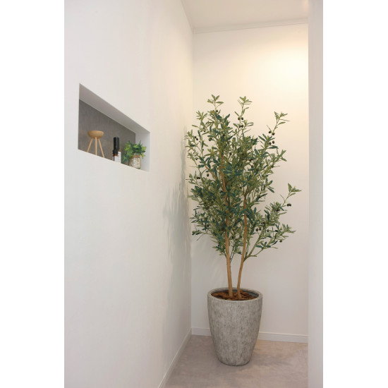 光触媒 人工観葉植物 造花 ナチュラルオリーブ1.8 (高さ180cm) (2613A750)
